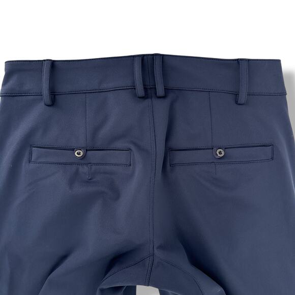 Lululemon  Zip Pocket Trouser Pants Reflective Back Tabs Sz 2 Stellar Blue - Picture 6 of 7